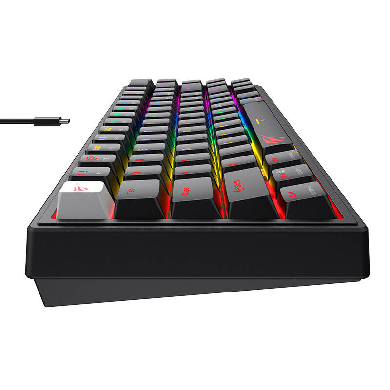 Havit KB874L gaming tipkovnica RGB (crna)