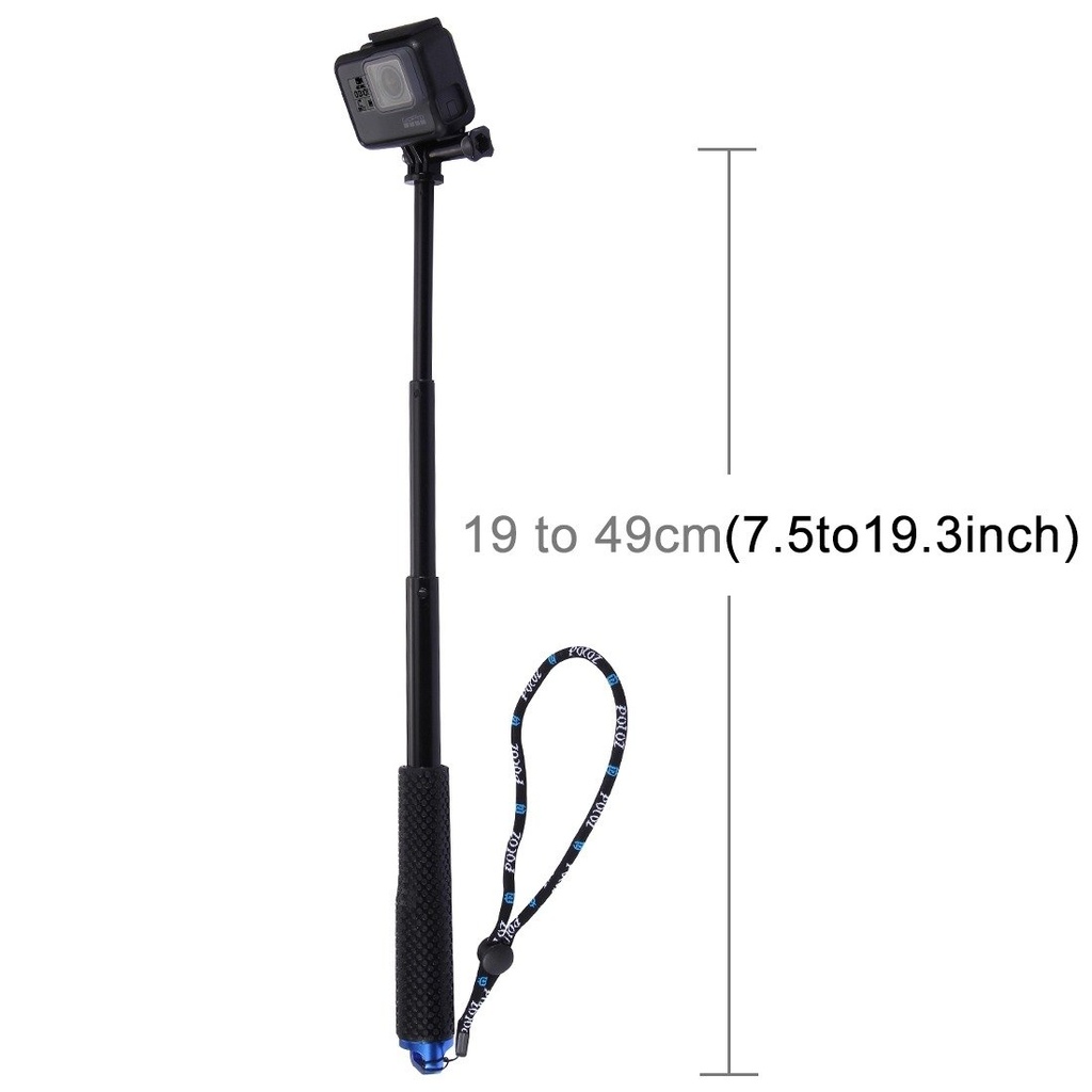 Selfie Stick Puluz za sportske kamere (crni)