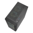 Darkflash DK360 Kućište za računalo + 4 ARGB ventilatora (crno)