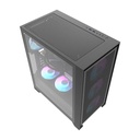 Kućište za računalo Darkflash DRX70 MESH + 4 RGB ventilatora (crno)