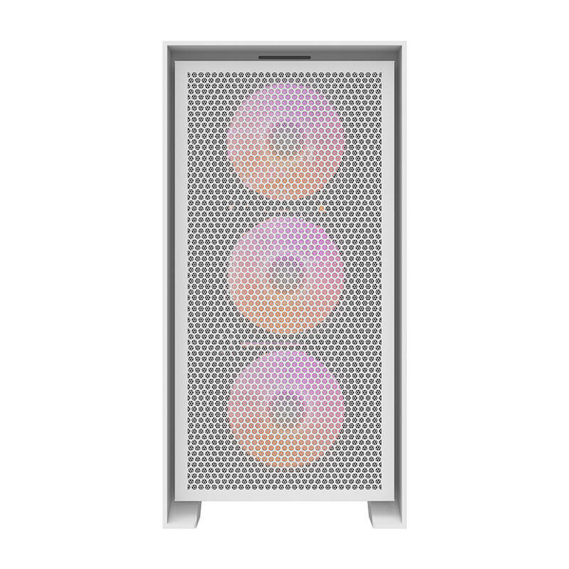 Kućište za računalo Darkflash DRX70 MESH + 4 RGB ventilatora (bijelo)