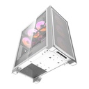 Kućište za računalo Darkflash DRX70 MESH + 4 RGB ventilatora (bijelo)