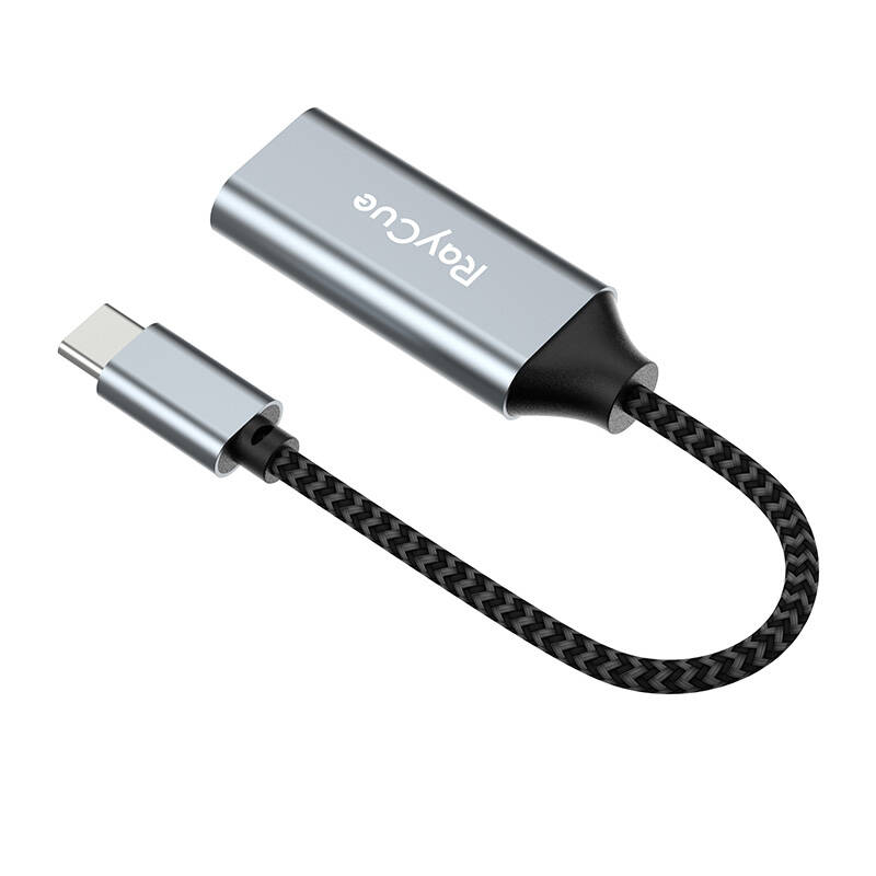 RayCue USB-C na HDMI 4K60Hz adapter (sivo)