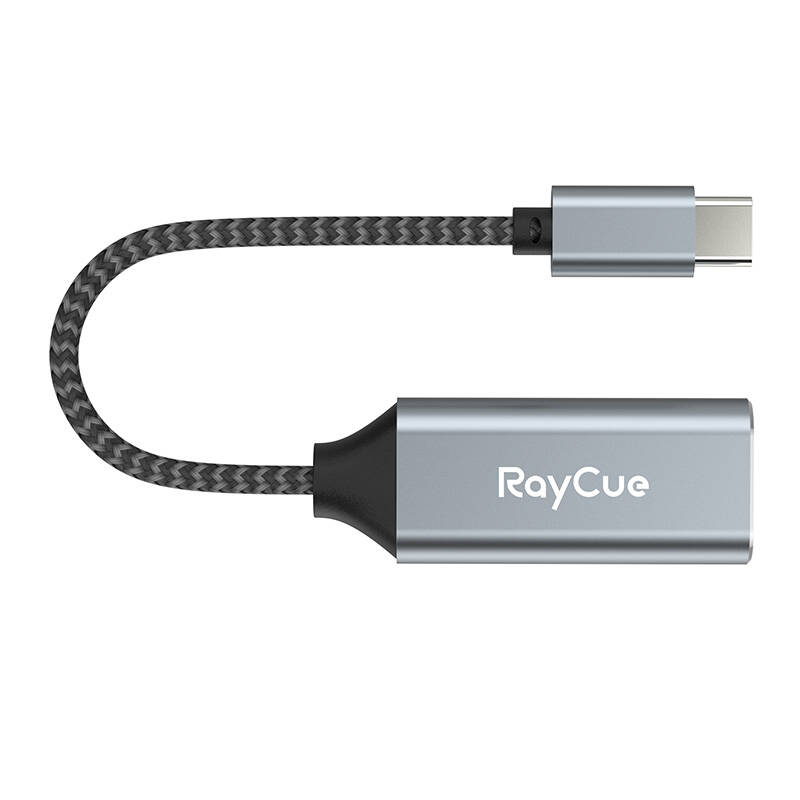 RayCue USB-C na HDMI 4K60Hz adapter (sivo)