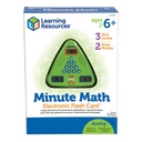 Minute Math Electronic Flash Card Learning Resources LER 6965