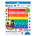 Rainbow Fraction Pločice s pladnjem Resursi za učenje LER 0615