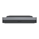 Hub Baseus T-Space s USB-C na USB-C kabelima za Tesla automobile (crni)