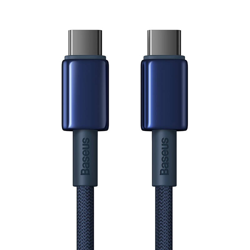 Kabel USB-C do USB-C Baseus Tungsten Gold, 100W, 2m (niski)