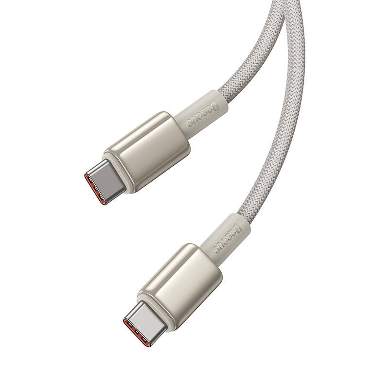 Kabel USB-C do USB-C Baseus Tungsten Gold, 100 W, 1 m (złoty)