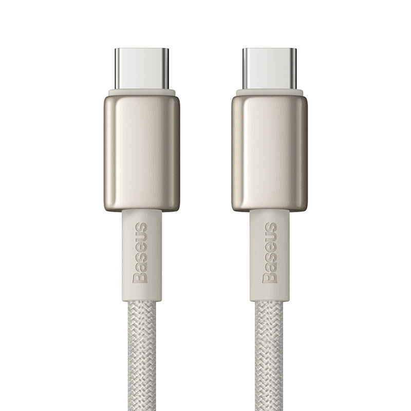 Kabel USB-C do USB-C Baseus Tungsten Gold, 100 W, 2 m (złoty)