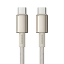 Kabel USB-C do USB-C Baseus Tungsten Gold, 100 W, 2 m (złoty)