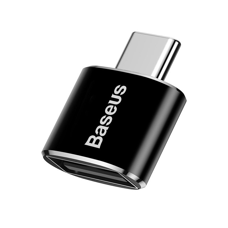 Baseus USB na USB Type-C adapter 2.4A (crni)