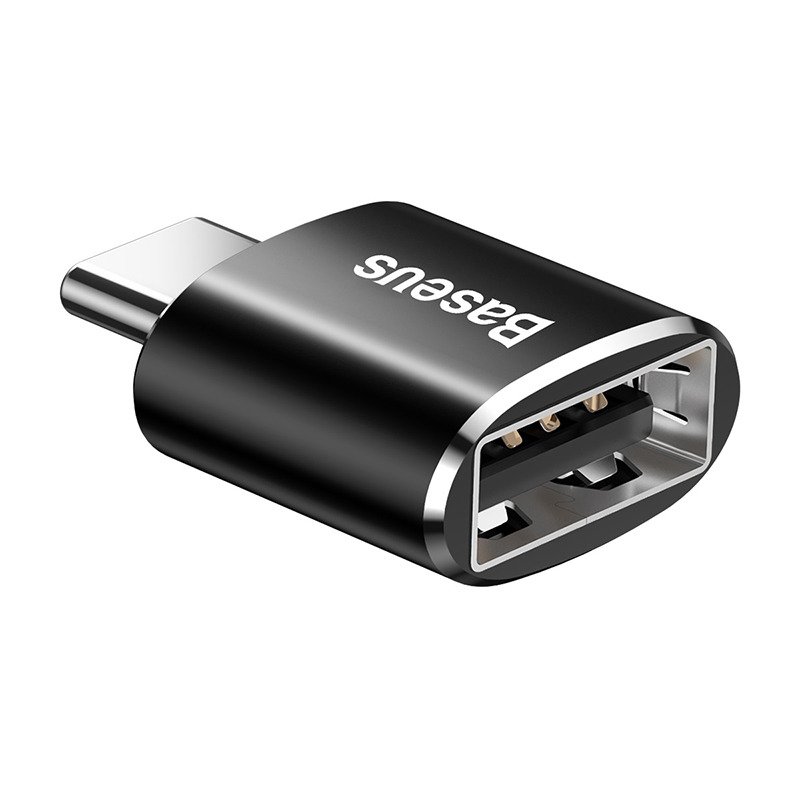 Baseus USB na USB Type-C adapter 2.4A (crni)