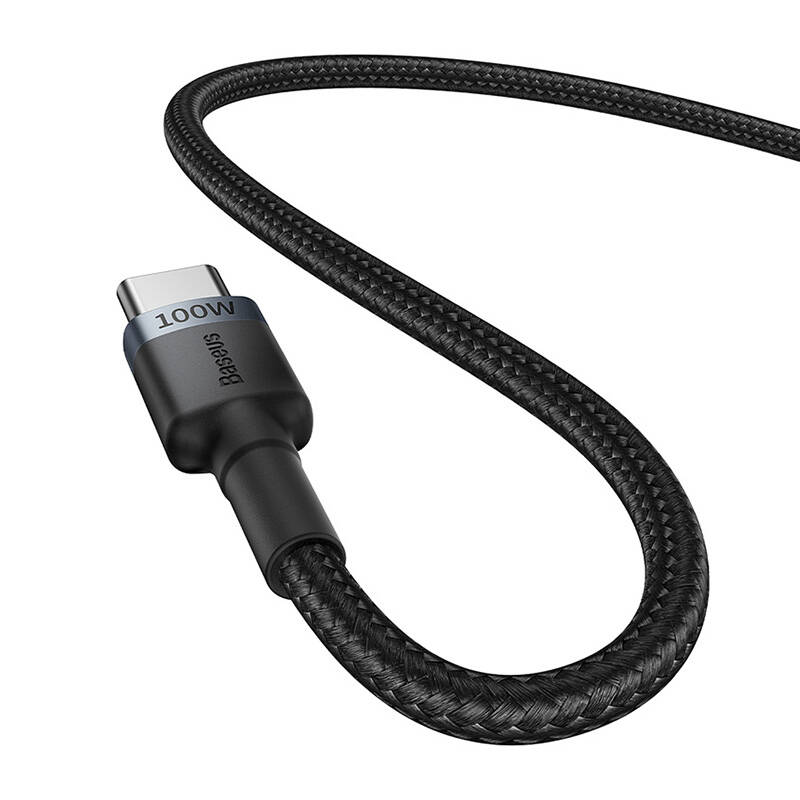 Kabel Baseus Cafule USB-C na USB-C 100W,1m, 2kom (crveno crni, sivo crni)