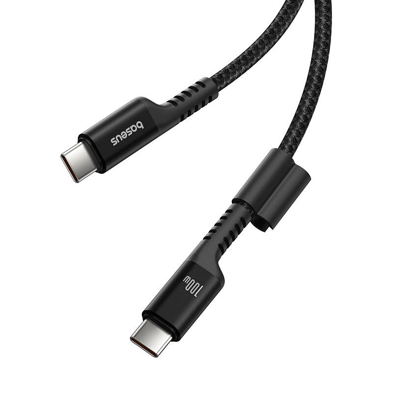 Kabel za brzo punjenje USB-C na USB-C Baseus Fish-Eye 100W, 1m (crni)