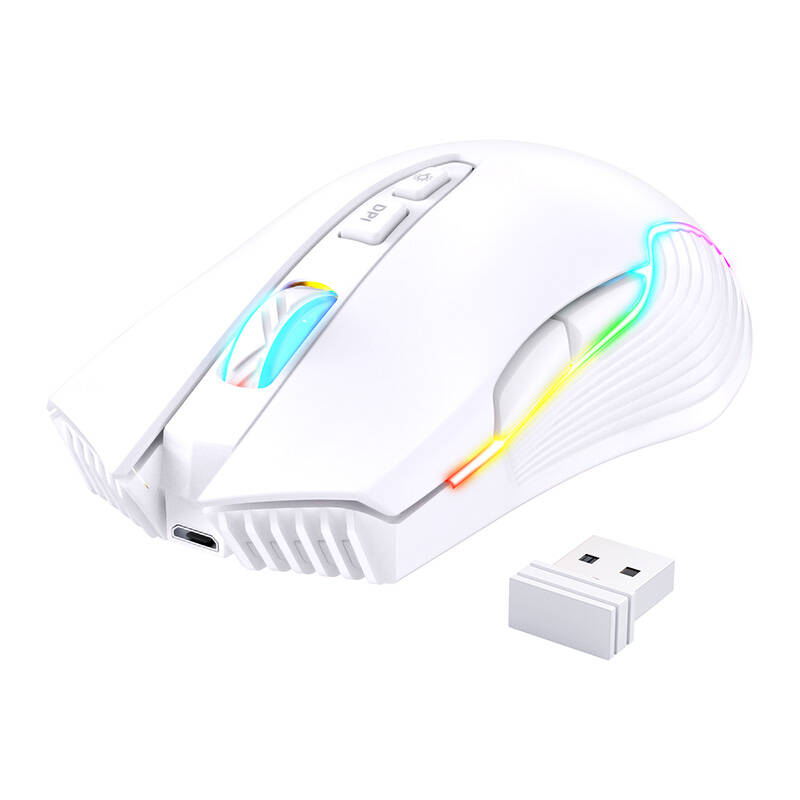 Onikuma CW905 bijeli bežični gaming miš