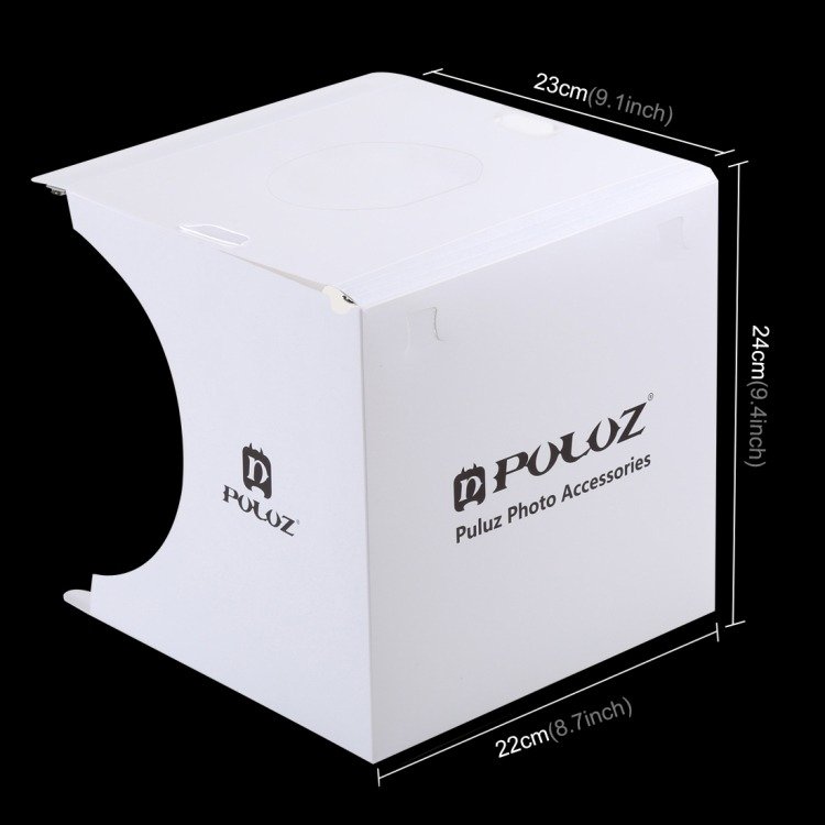 Foto studio Puluz 20cm LED 1100 lumena + sjenilo PU5137