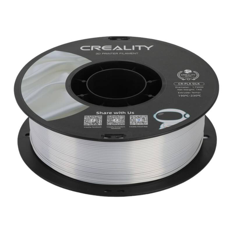 CR-Silk PLA filament Creality (srebrna)