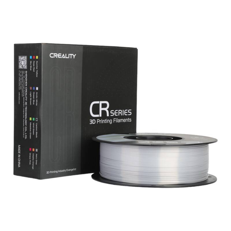 CR-Silk PLA filament Creality (srebrna)