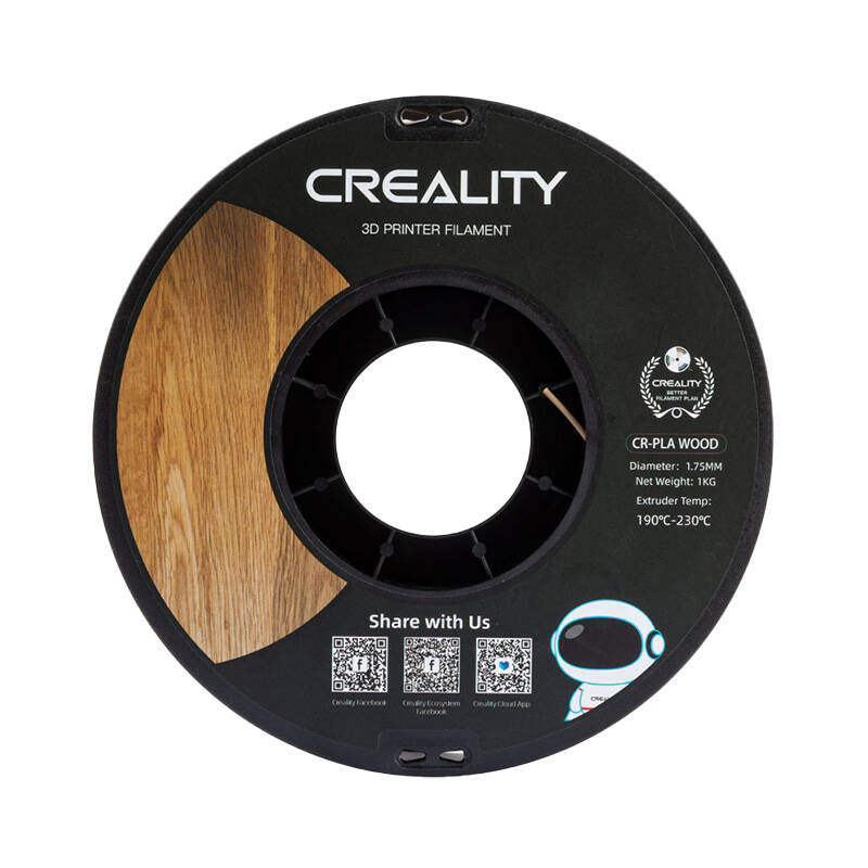 CR-PLA Wood Filament Creality (bijeli bor)