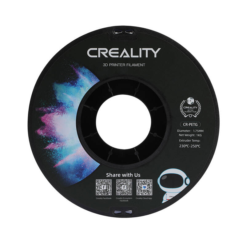 CR-PETG filament Creality (crna)