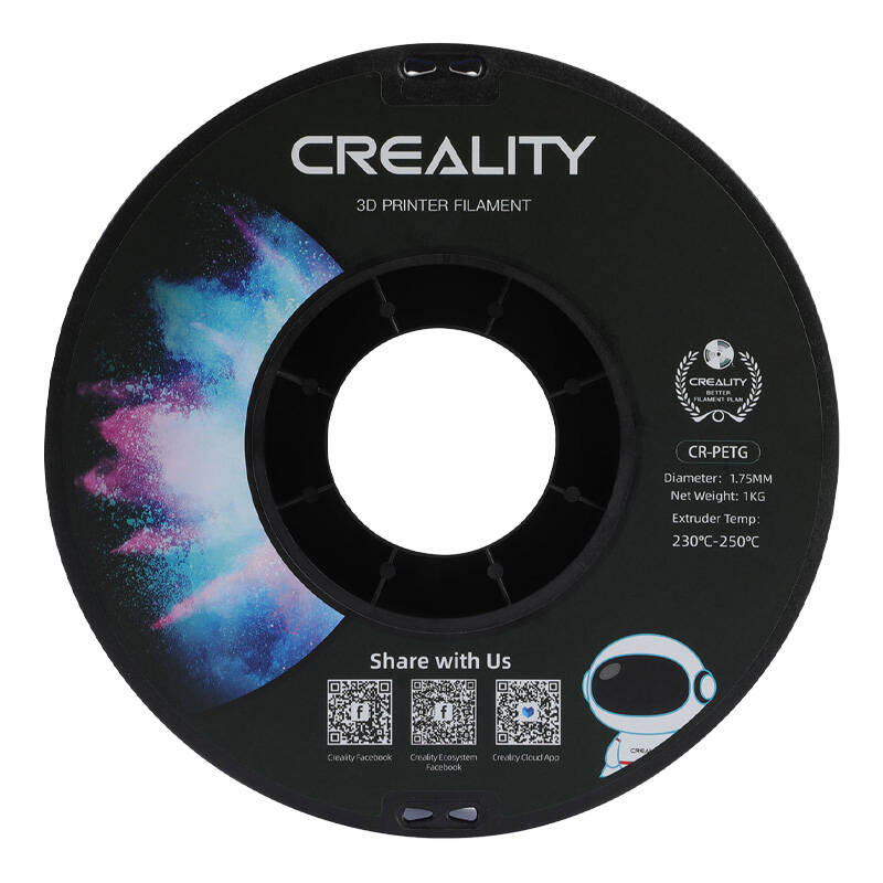 CR-PETG filament Creality (prozirno plava)