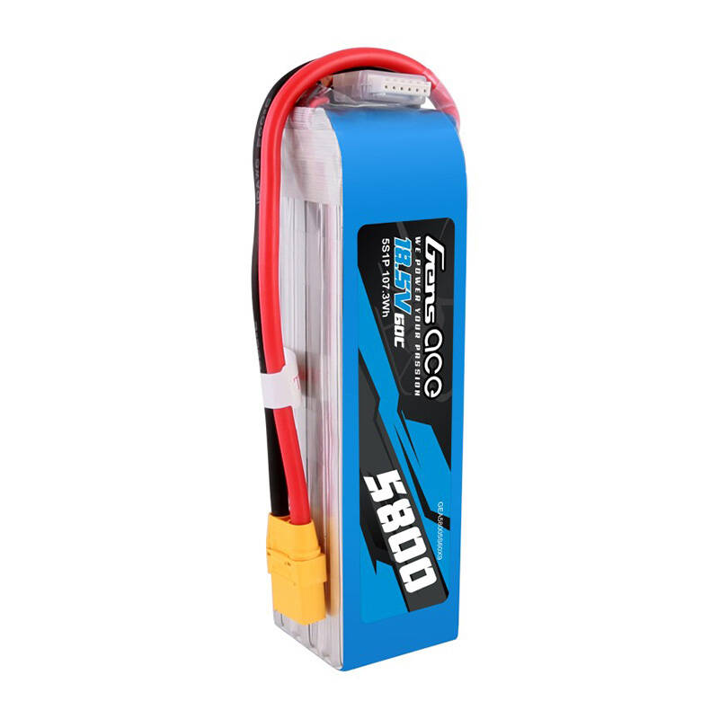 Gens ace 5800 mAh 60C 18,5 V 5S1P Lipo baterija s XT90 utikačem