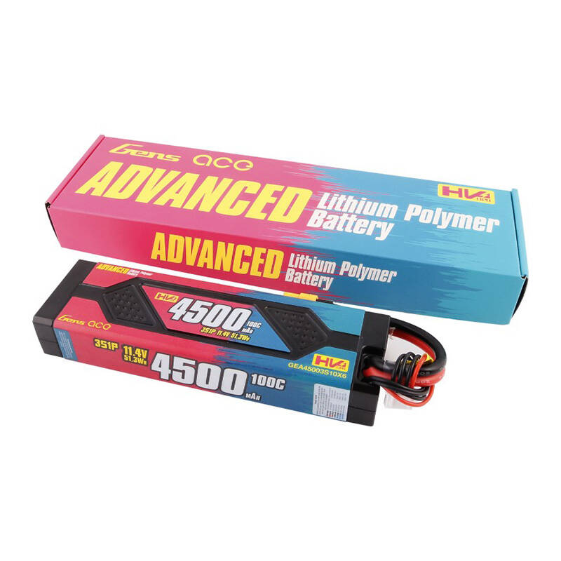 Gens ace Advanced 4500mAh 11.4V 100C 3S1P HardCase Lipo baterija s XT60