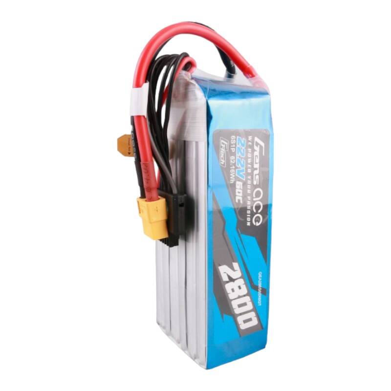 Gens ace G-Tech 2800mAh 22.2V 60C 6S1P Lipo baterija s XT60 utikačem