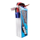 Gens ace G-Tech 3000 mAh 22,2 V 60C 6S1P Lipo baterija s EC5 utikačem