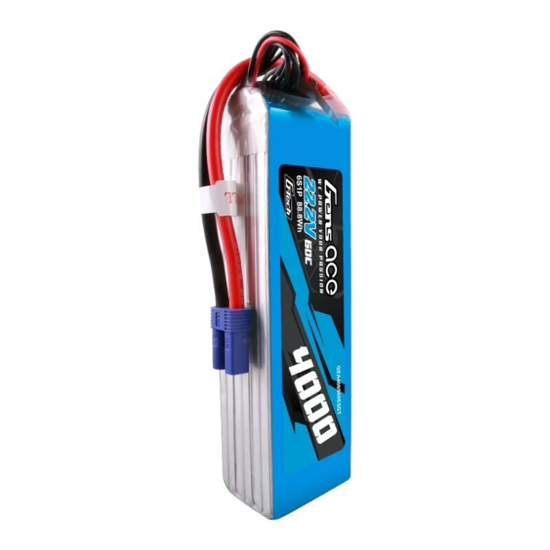 Gens ace G-Tech 4000 mAh 22,2 V 60C 6S1P Lipo baterija s EC5 utikačem