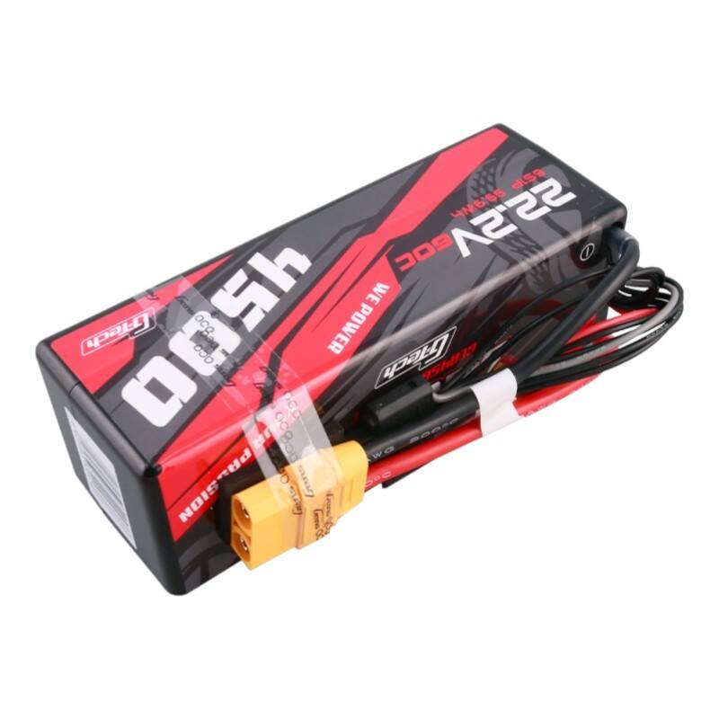 Gens ace G-Tech 4500mAh 6S1P 22.2V 60C HardCase RC auto Lipo baterija 14#