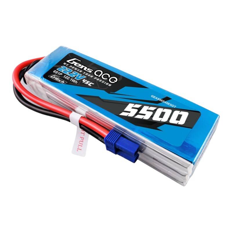 Gens ace G-Tech 5500mAh Lipo 22.2V 45C 6S1P model helikopterskih baterija