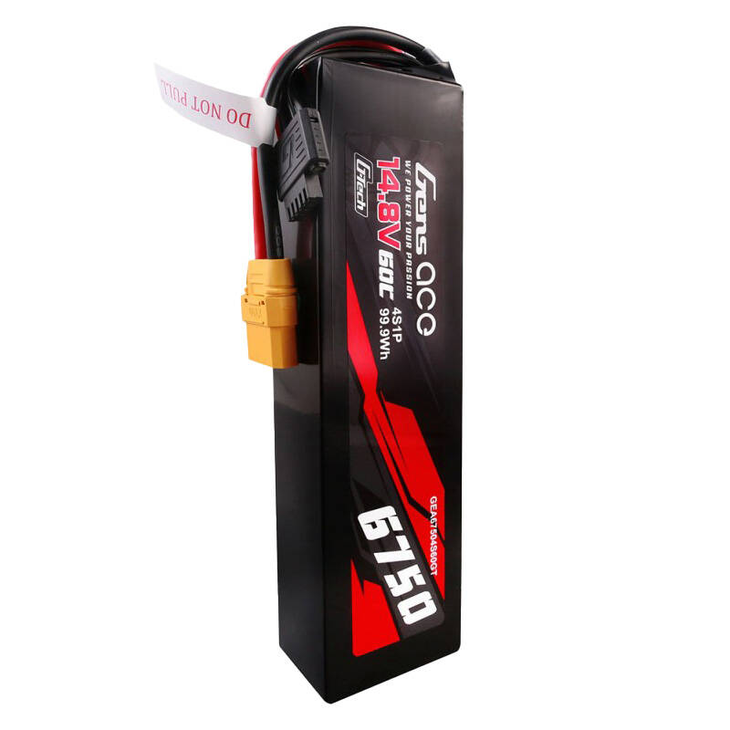 Gens ace G-Tech 6750mAh 14.8V 60C 4S1P Lipo baterija Kućište od PC materijala s XT90 utikačem