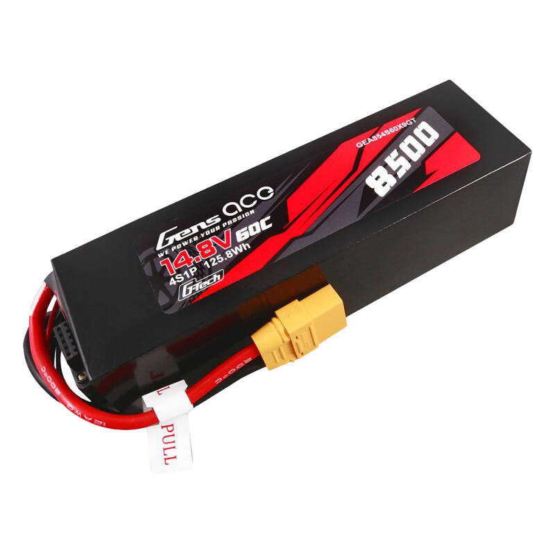 Gens ace G-Tech 8500mAh 14.8V 60C 4S1P Lipo baterija Kućište od PC materijala s XT90 utikačem