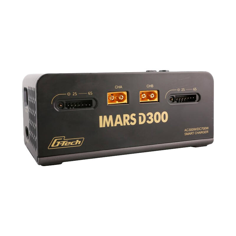 Gens Ace IMARS D300 G-Tech Channel AC/DC 300W/700W RC punjač baterija-EU crni