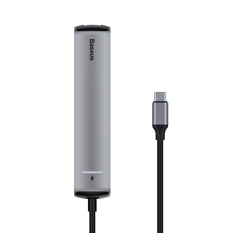 HUB Adapter Baseus 6u1 USB-C na 3x USB 3.0 + HDMI + RJ45 + USB-C PD