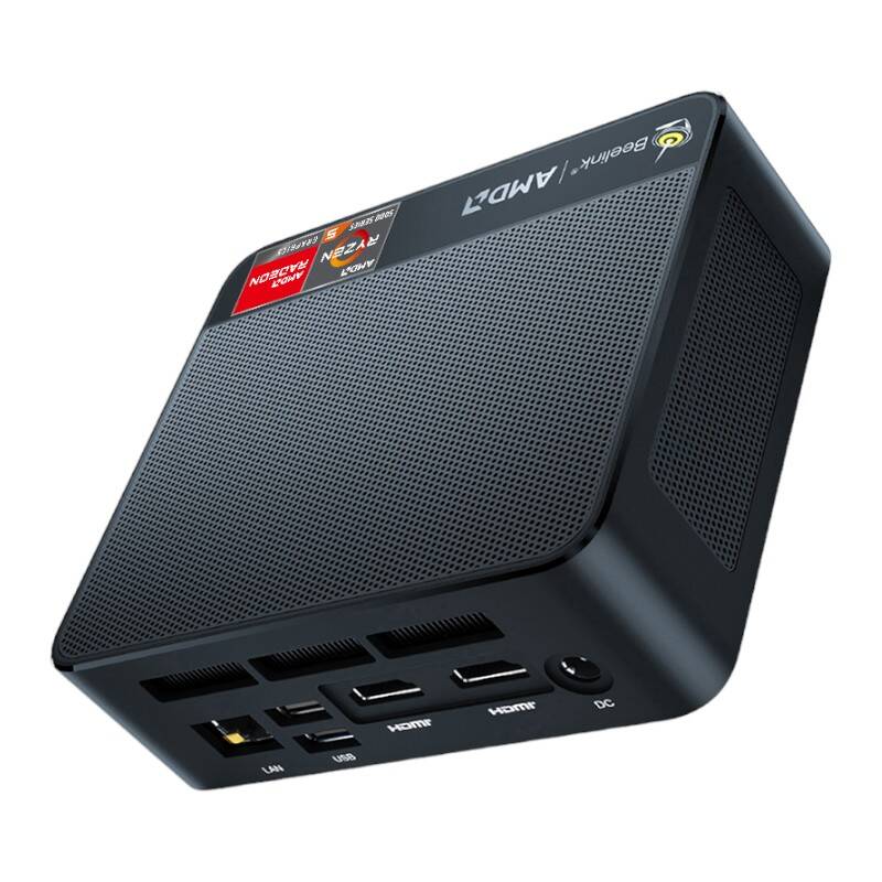 MINI PC Beelink SER5 Ryzen 5 - 5560U 16GB RAM + 500GB crni