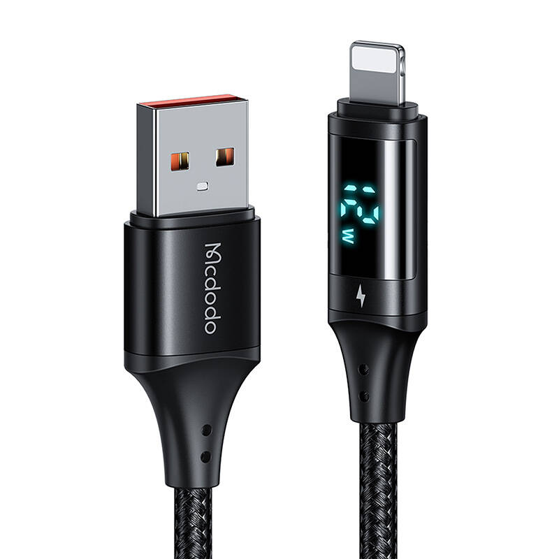 Digitalni zaslon USB na Lightning podatkovni kabel Mcdodo CA-1060, 1,2 m