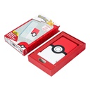 Magnetni powerbank OTL 5000 mAh, USB-C 15W, Pokemon Pokeball sa postoljem (crveno-bijeli)