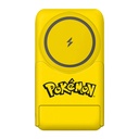 Magnetni powerbank OTL 5000 mAh, USB-C 15W, Pokemon Pikatchu sa postoljem (žuto)