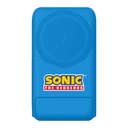 Magnetni powerbank OTL 5000 mAh, USB-C 15W, Sonic The Hedgehoh sa postoljem (plavi)