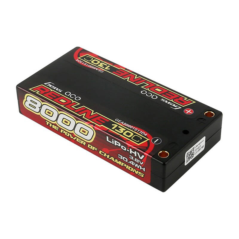 Lipo baterija GENS ACE 8000mAh 3.8V 1S2P 130C