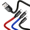 Baseus Rapid USB kabel 3u1 tip C / Lightning / Micro 3A 1,2M - crni