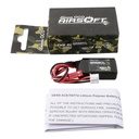 Gens ace 250mAh 7.4V 35C 2S1P Airsoft Gun Lipo baterija s JST-SYP utikačem