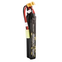 Gens ace 25C 1500mAh 3S1P 11.1V Nunchuck 3X Airsoft Gun Lipo baterija s mini Tamiya utikačem