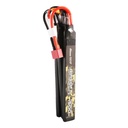 Gens ace 25C 1500mAh 3S1P 11.1V Nunchuck 3X Airsoft Gun Lipo baterija s T utikačem