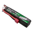 Gens Ace 25C 2000 mAh 2S2P 7,4 V Saddle Airsoft Gun Lipo baterija s Mini Deans(T) utikačem