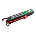 Gens ace 25C 2400 mAh 2S2P 7,4 V Saddle Airsoft Gun Lipo baterija s Mini Deans(T) utikačem