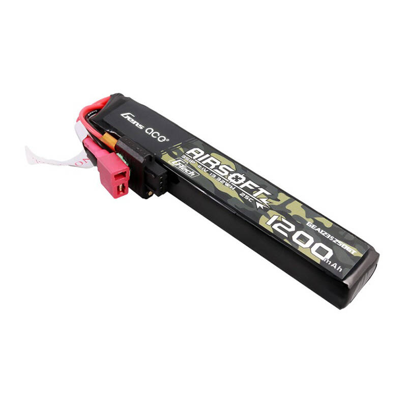 Gens ace G-Tech 25C 1200mAh 3S1P 11.1V Airsoft Gun Lipo baterija s T utikačem